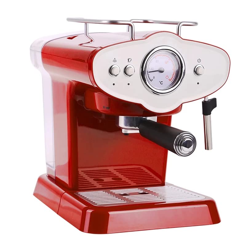 Programmable Espresso Coffee Machine with Electric Grinder - Semi-Automatic Home Coffee Maker for Fresh Brewing | Perfect for Kitchen, Office & Small Spaces