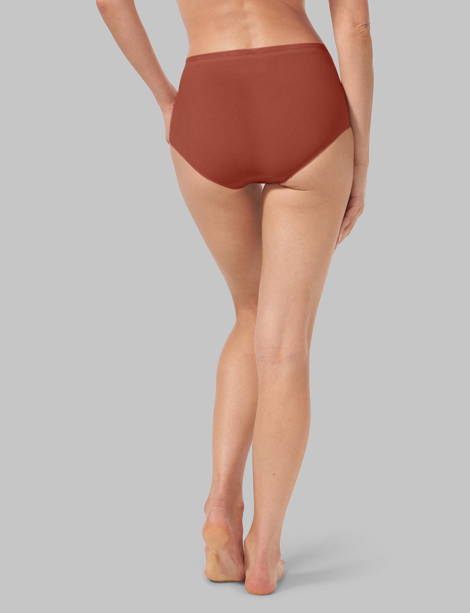 Women's Air High Rise Brief - Comfortable Cotton Underwear for Everyday Wear | Perfect for Yoga, Workout & Lounge