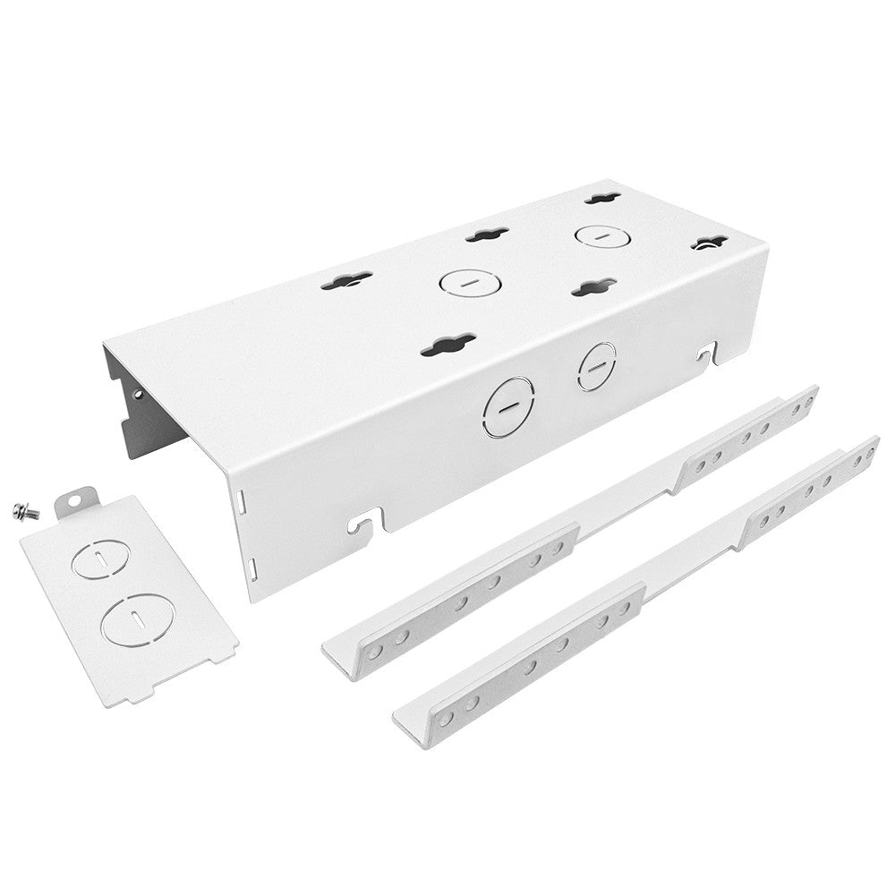 Pavo Series LED Linear High Bay Light Pendant Mounting Box - Durable Hanging Kit for Warehouse, Gym & Industrial Lighting