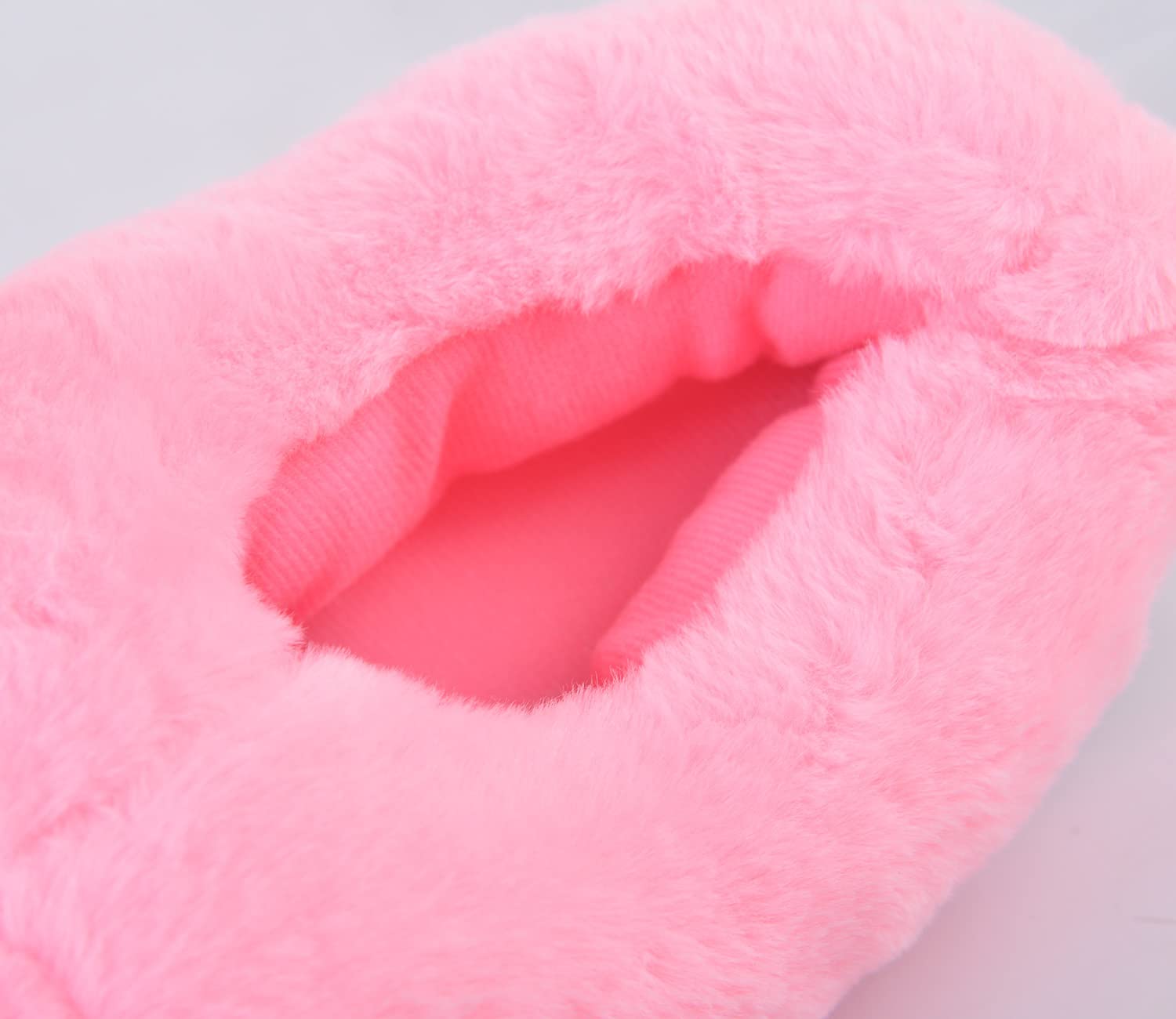Women's Pink Pig Slippers - Soft Fluffy Furry House Shoes for Girls & Women | Cozy Indoor Slippers for Lounge, Home & Gift Giving