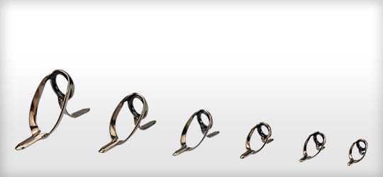 Premium Alps Heavy HXN Titanium Fishing Rod Guides - High Performance Saltwater & Freshwater Fishing Gear for Anglers