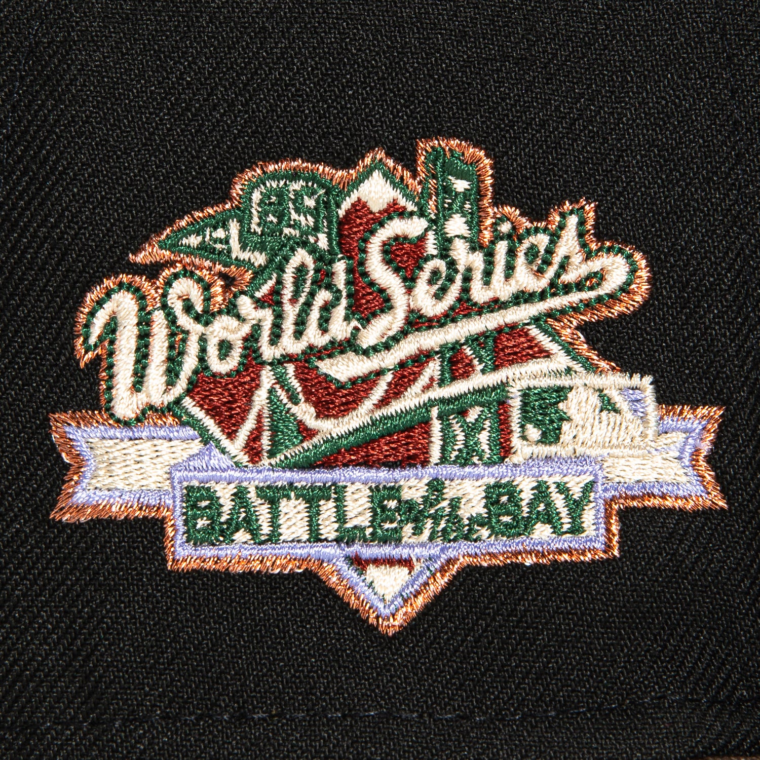 New Era 59Fifty Oakland Athletics Battle of the Bay Patch Script Snapback Hat - Black & Brown - Official MLB Baseball Cap for Men & Women - Perfect for Games, Streetwear & Sports Fan Collections
