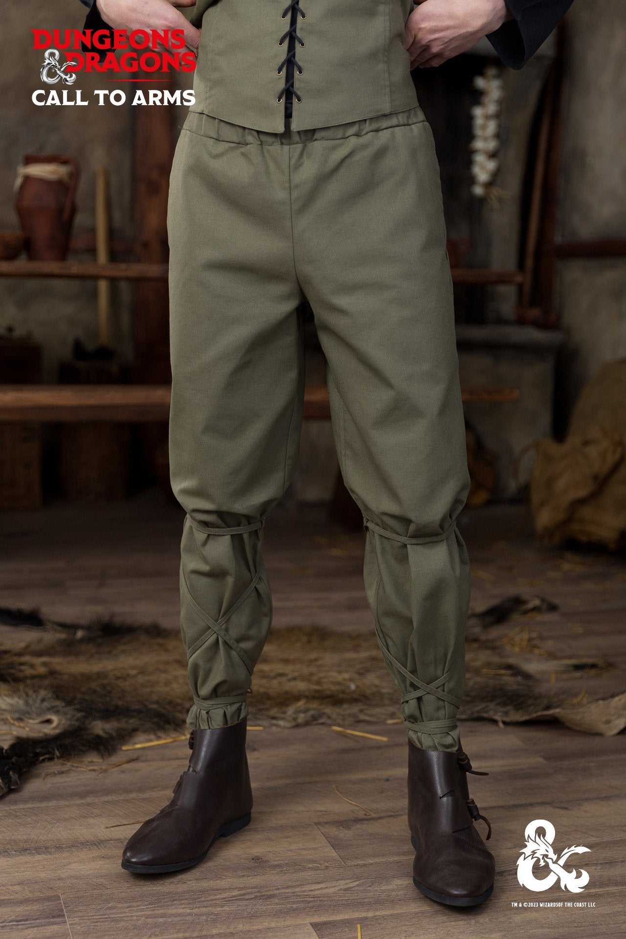 Dungeons & Dragons Ranger Pants - Fantasy RPG Adventure Trousers for Cosplay & LARP | Perfect for Game Nights & Costume Parties