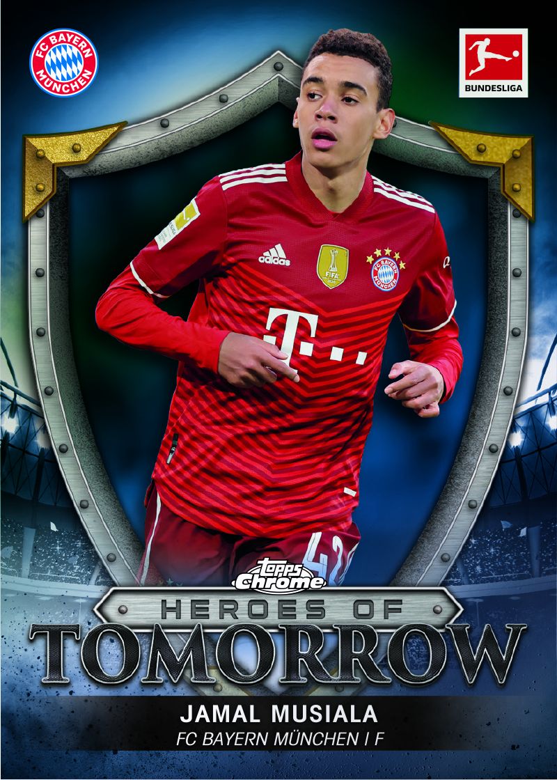 Topps Chrome Sapphire Edition Bundesliga 2021/22 Soccer Trading Cards Pack - Collectible Football Cards for Fans & Investors | Perfect for Display, Trading, and Gifting