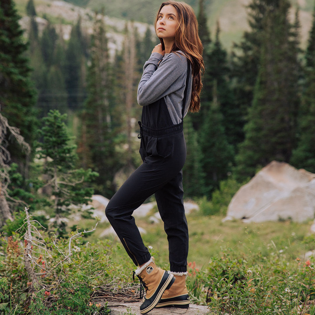 Black Overalls Jumpsuit for Women - Stylish & Comfortable Workwear - Perfect for Gardening, DIY Projects, and Casual Outfits