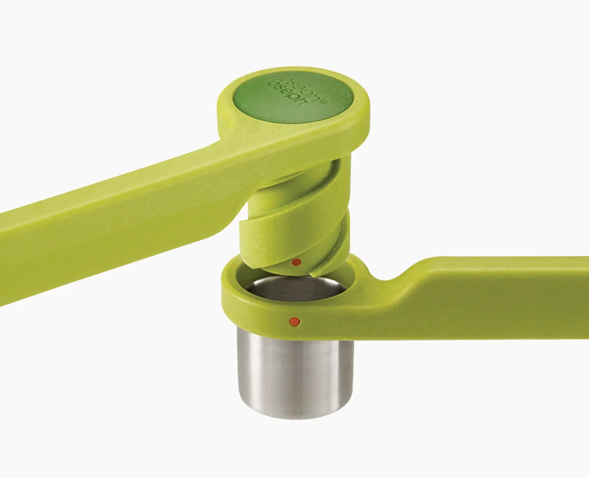 Premium Stainless Steel Helix Garlic Press - Easy Squeeze, No Peel Design for Effortless Cooking - Perfect for Garlic Lovers, Chefs & Home Kitchens