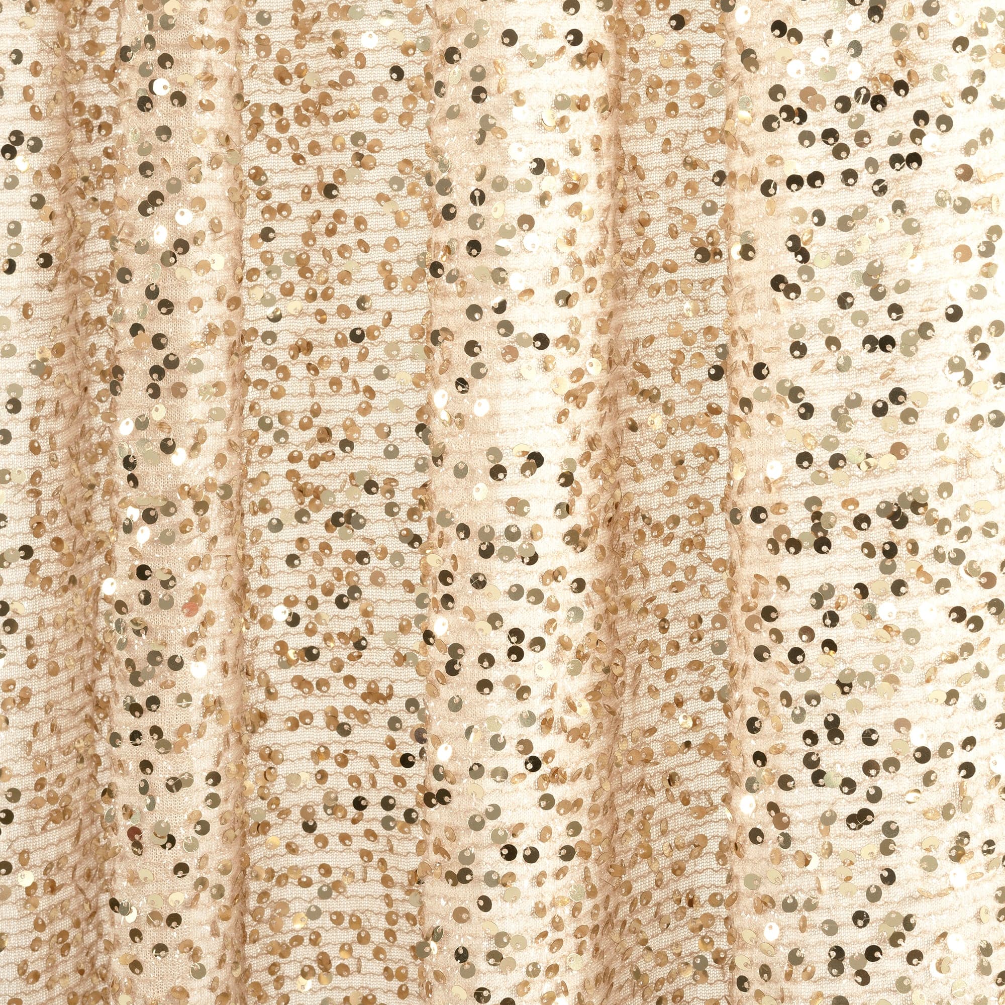 Elegant Ballgown Glam Sparkle Sequins Window Curtain Panel - Luxury Bedroom & Living Room Drapes for Wedding, Party, and Home Decor