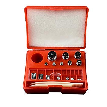 American Weigh Scales Digital Calibration Weight Kit - 100g Precision Set for Jewelry, Coins & Labs | Red | Perfect for Jewelers, Pharmacists & Science Experiments