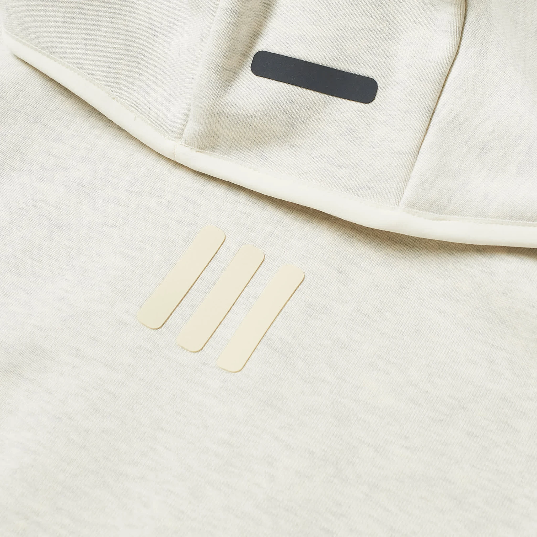 Adidas x Fear Of God Athletics Heavy Fleece Hoodie - Oatmeal Heather Color | Men's Casual Pullover Sweatshirt for Streetwear & Winter Comfort