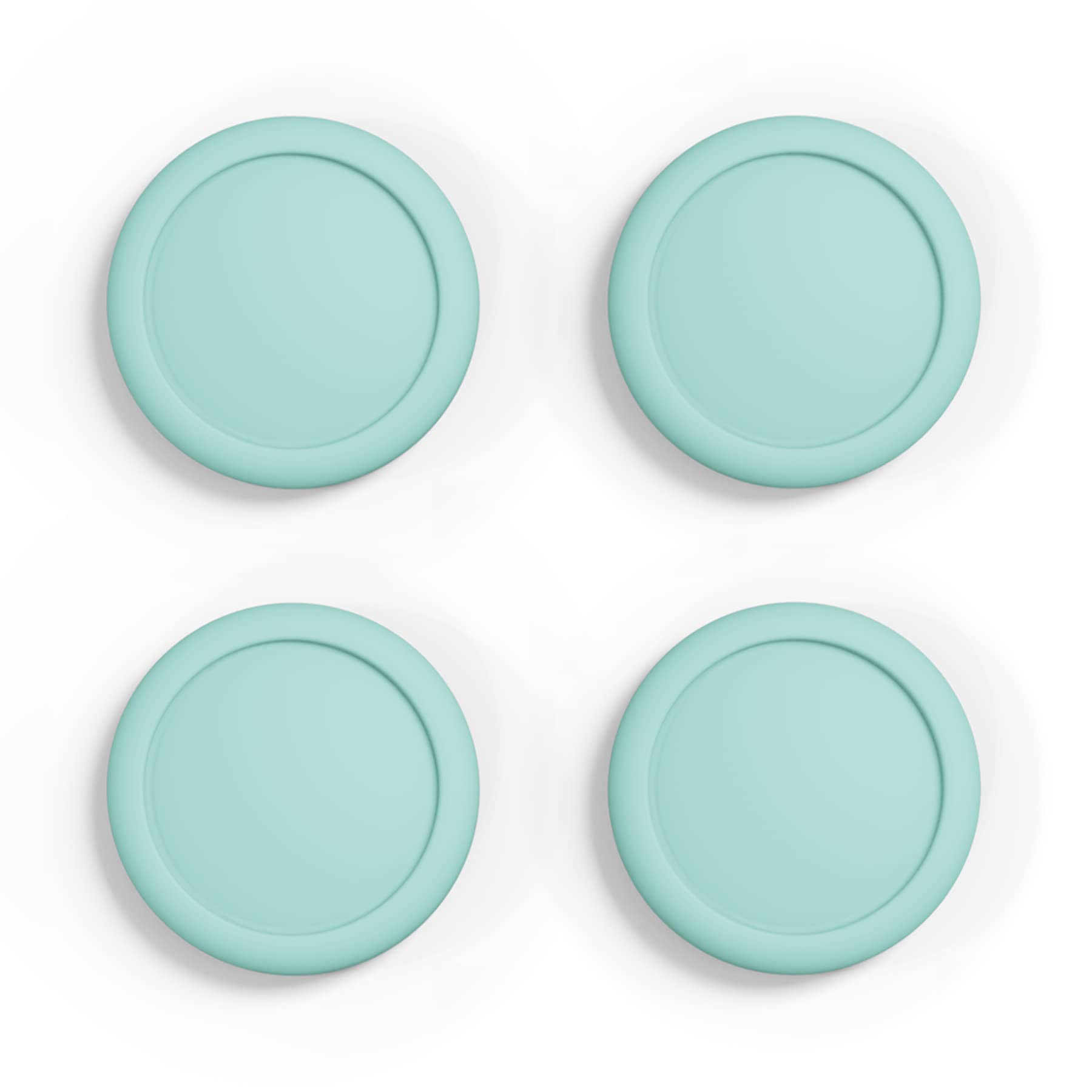 eXtremeRate PlayVital Silicone Joystick Caps for Nintendo Switch, Switch Lite & Switch OLED - Anti-Slip Thumb Grip Covers (Misty Green) - Perfect for Gaming, Travel & Long Play Sessions