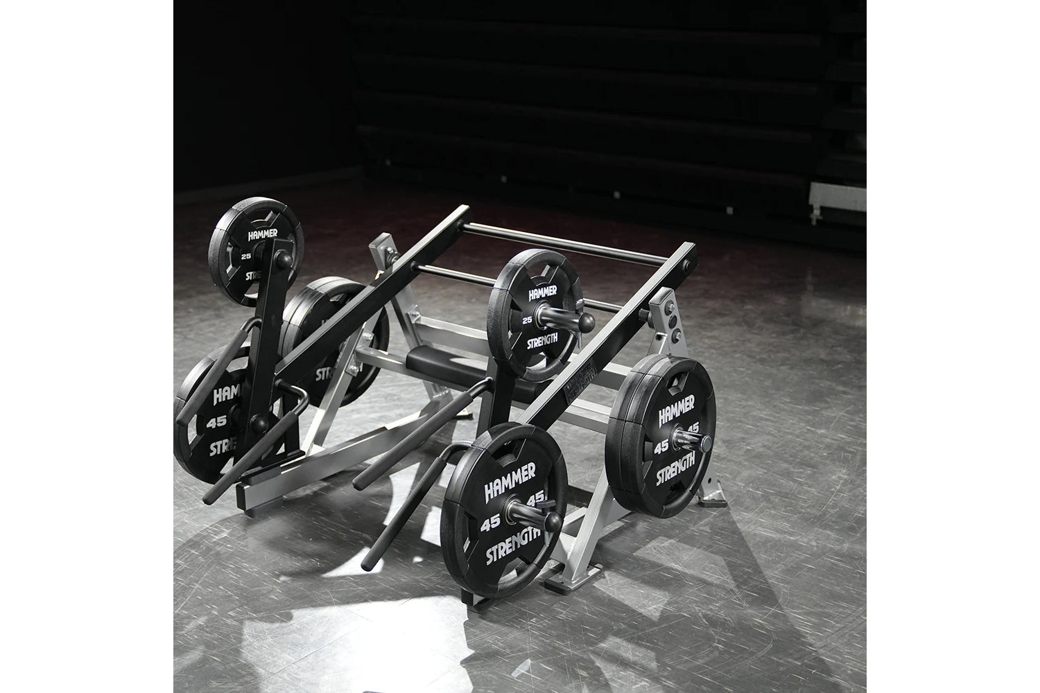 Hammer Strength Ground Base Multi Squat Machine - Professional Gym Equipment for Leg Workouts & Strength Training - Perfect for Home Gyms & Commercial Fitness Centers