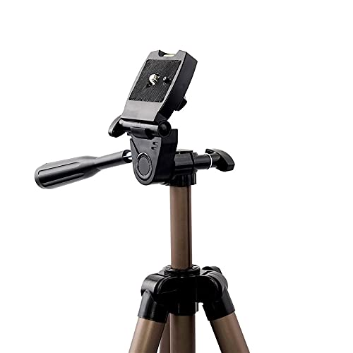 RajoNN WT3130 Professional Aluminum Folding Tripod - Compact Camera Stand with Smartphone Holder for DSLR, iPhone & Android | Perfect for Travel, Vlogging & Outdoor Photography