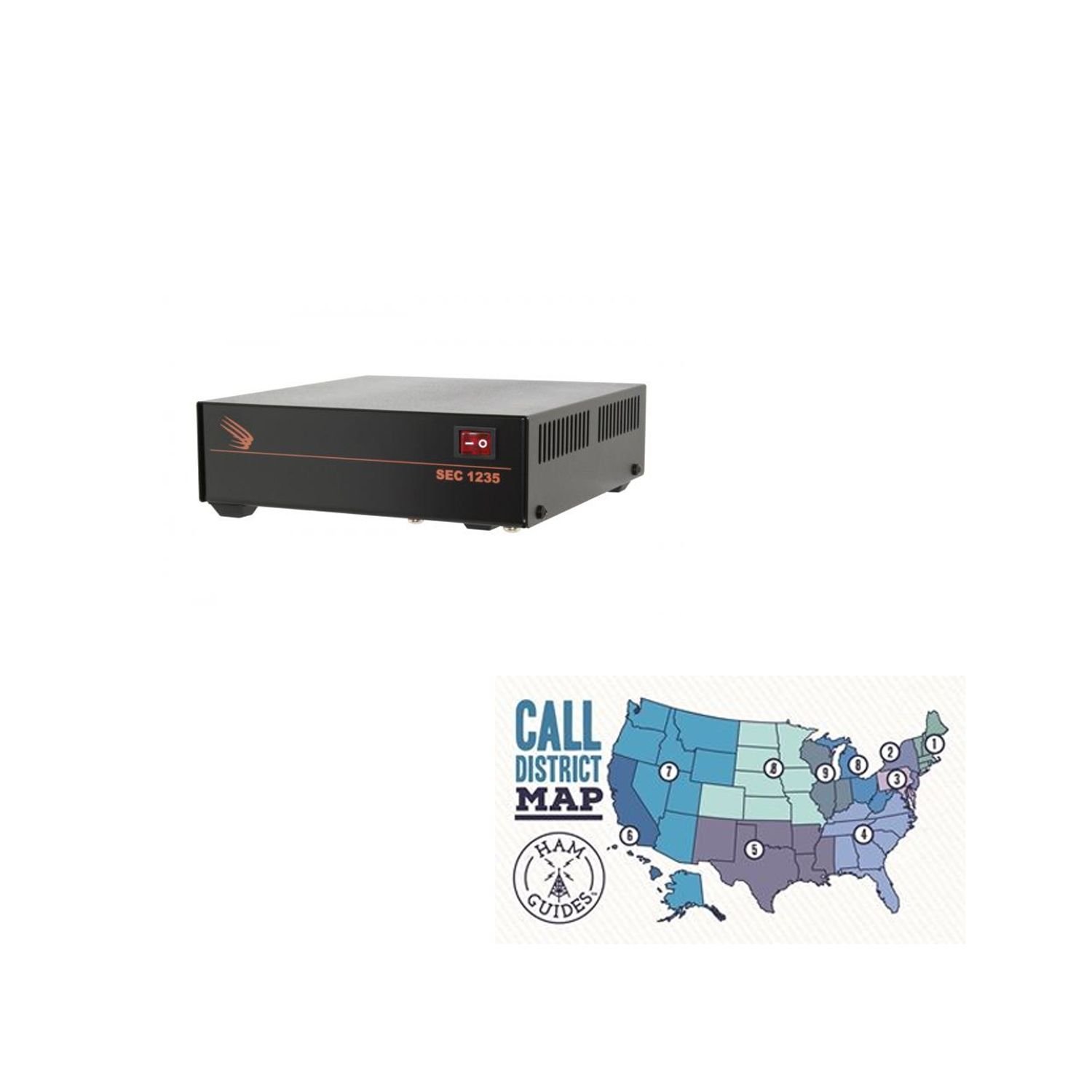 Samlex 30A Switching Power Supply with Ham Radio Guide - Compact & Efficient for Amateur Radio, Emergency Power, and Portable Operations