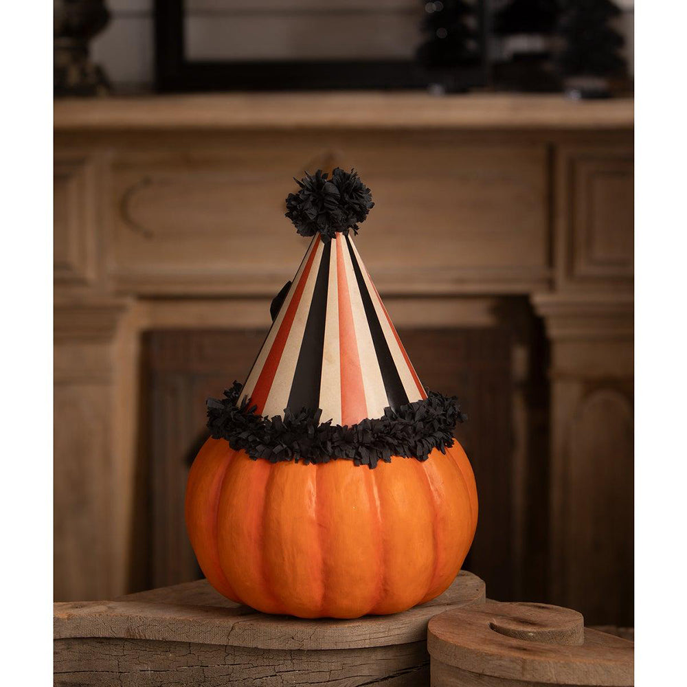 Boo Party Halloween Pumpkin Decor by Bethany Lowe Designs - Spooky Fall Home Decor for Porch, Mantel & Party Displays