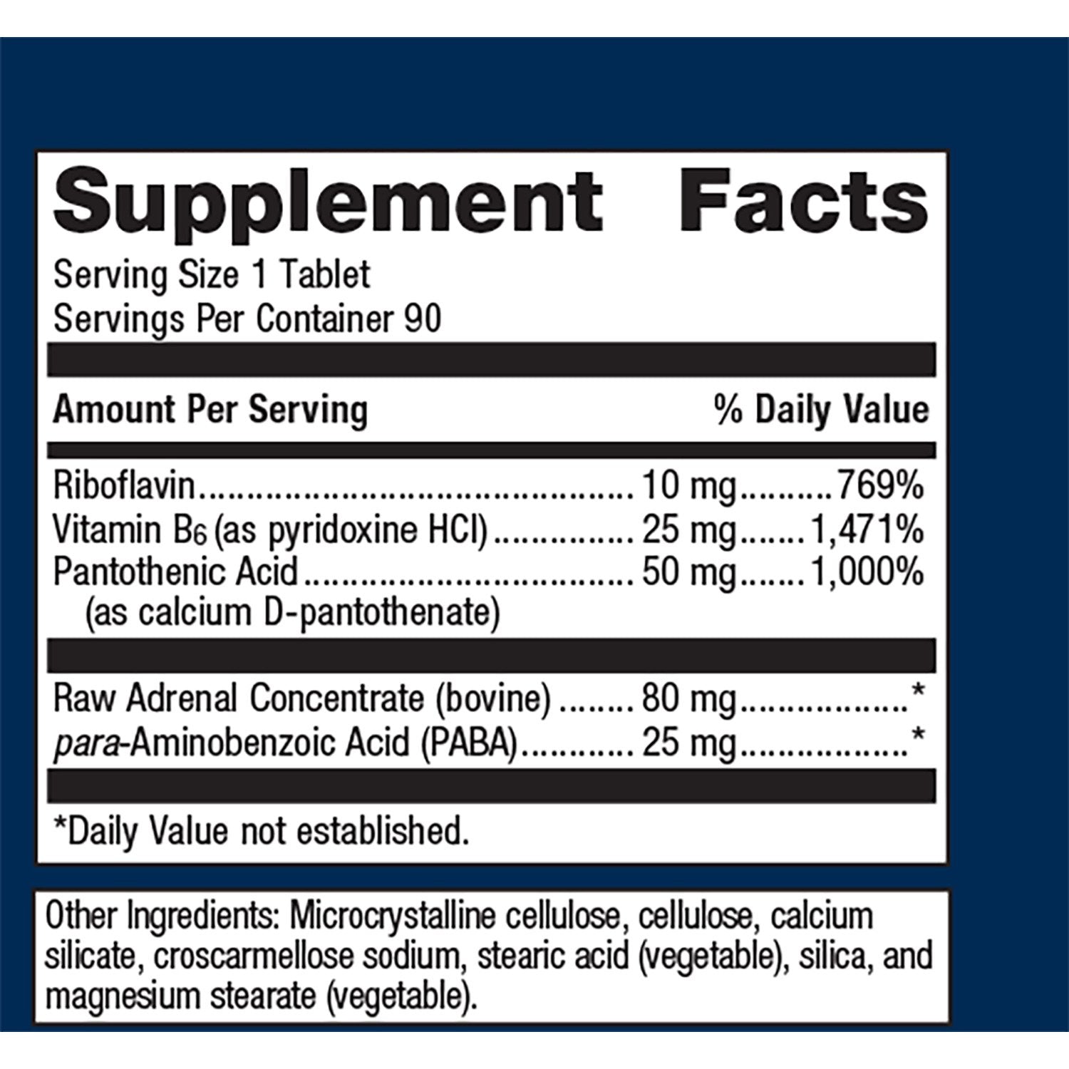 Mg Adrenogen 90 Tablets - Adrenal Support Supplement for Energy & Stress Relief - Boost Vitality & Endurance for Workouts, Daily Fatigue & Busy Lifestyles