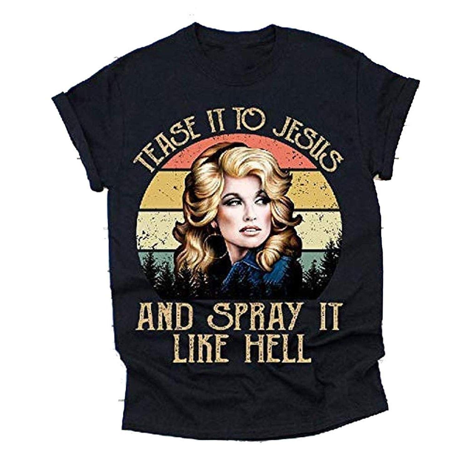 Vintage Dolly Tease It to Jesus Hair Spray - Strong Hold Hairspray for Volume & Texture - Perfect for Styling, Curls & Updos (Party, Wedding, Cosplay)