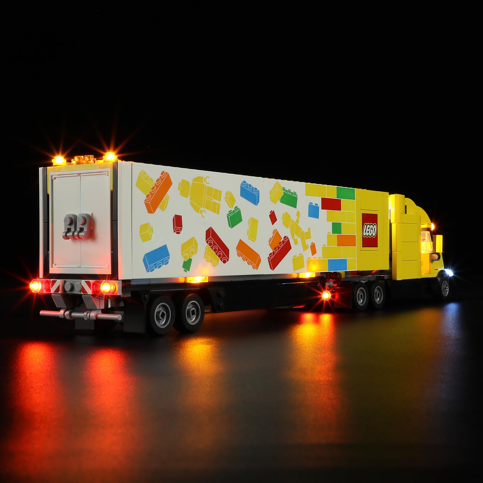 LIGHTAILING LED Light Kit for LEGO 60440 Yellow Delivery Truck - Compatible Building Blocks Model - Perfect for LEGO Enthusiasts & DIY Projects - Enhance Your LEGO Display at Home or Office