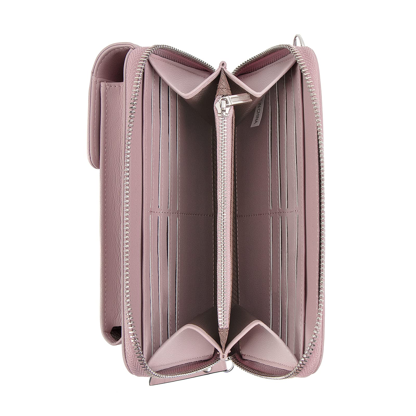 Pearl Angeli Women's RFID Blocking Crossbody Phone Bag - PU Leather Small Shoulder Purse with Wallet for iPhone & Cards | Perfect for Travel, Shopping & Daily Use