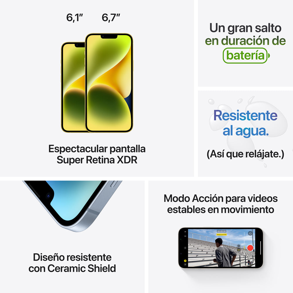 Apple iPhone 14 128GB Smartphone - Starlight White | 6.1