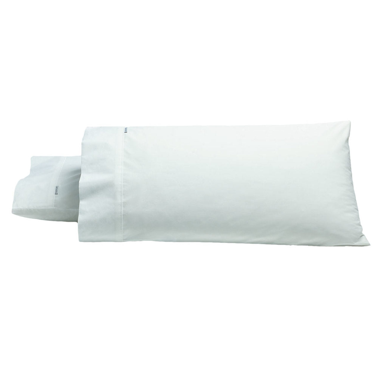 Premium Heston White King Size Pillowcase Set of 2 by Bianca - Soft Luxury Bedding for Master Bedroom & Guest Room