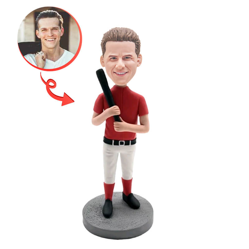 Custom Baseball Player Bobblehead - Personalized Sports Fan Gift for Birthday, Anniversary & Home Decor