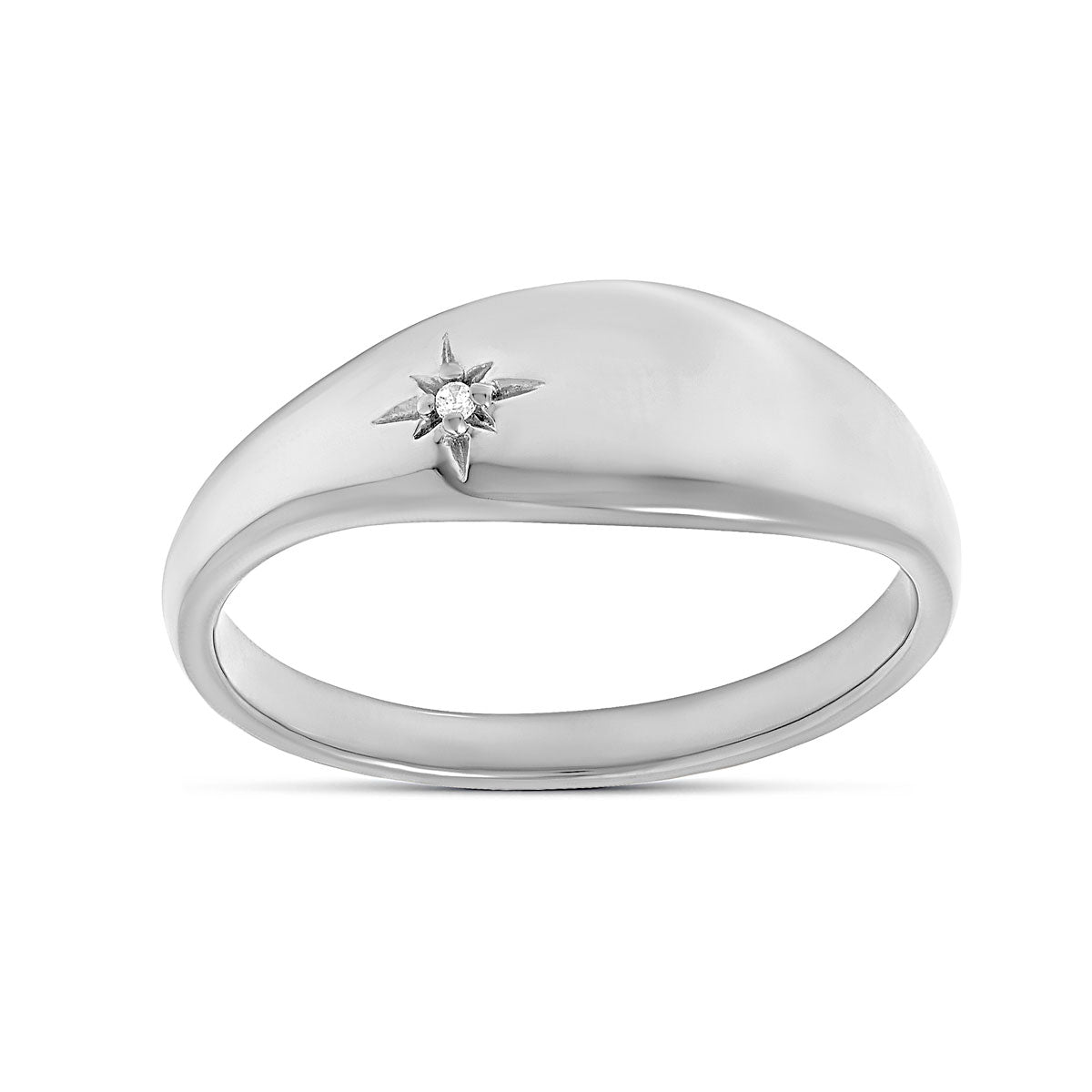 Celestial Dome Ring - Elegant Silver Celestial Jewelry for Women, Unique Starry Sky Design, Perfect for Gifts, Date Nights & Special Occasions
