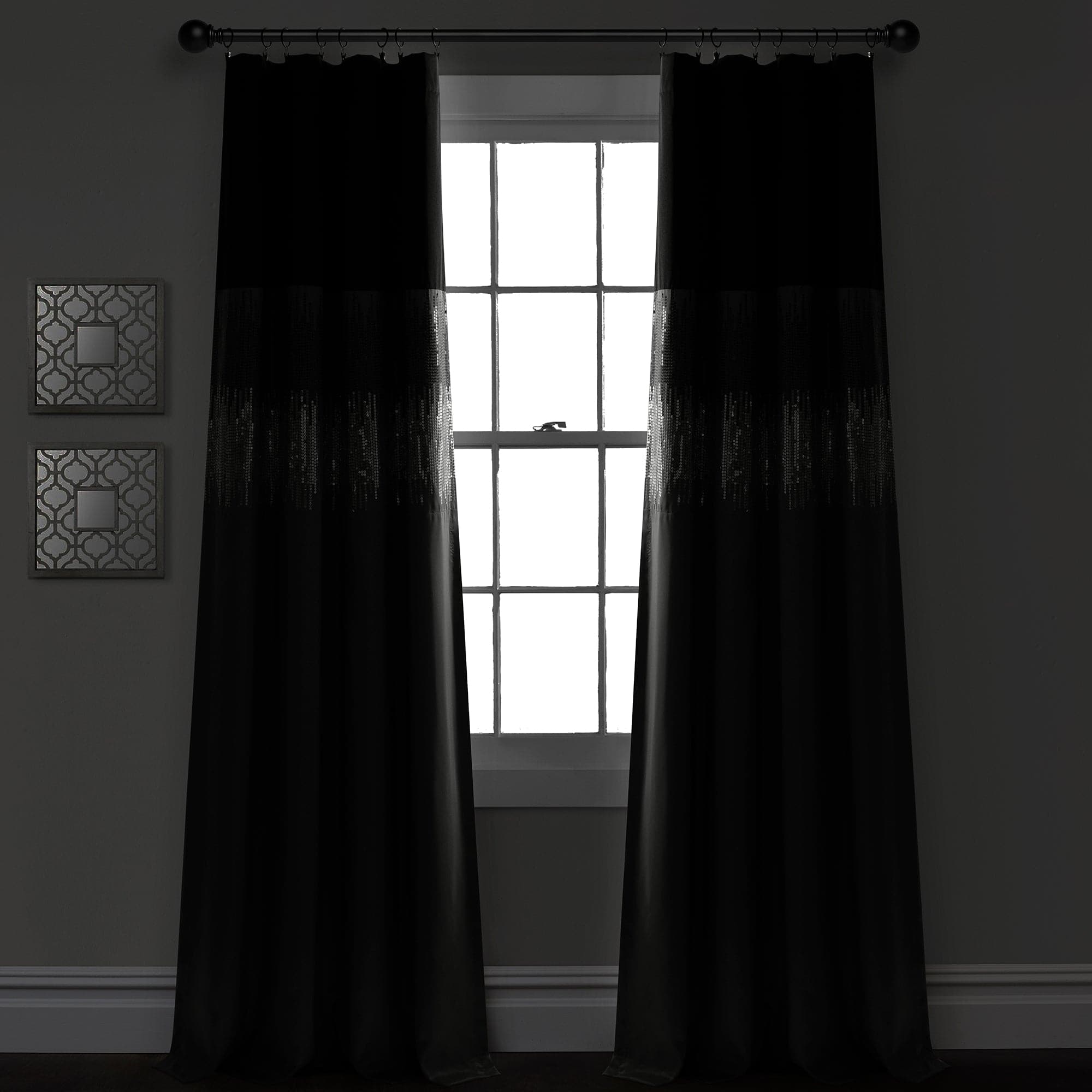 Night Sky 100% Blackout Window Curtain Panel - Thermal Insulated Room Darkening Drapes for Bedroom, Nursery & Home Theater - Blocks Light & Noise for Better Sleep