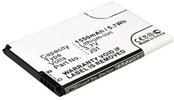 Synergy Digital Replacement Battery for BlackBerry JS1 - 3.7V Li-ion 1550mAh Cell Phone Battery | Long-Lasting Power for Business & Travel Use