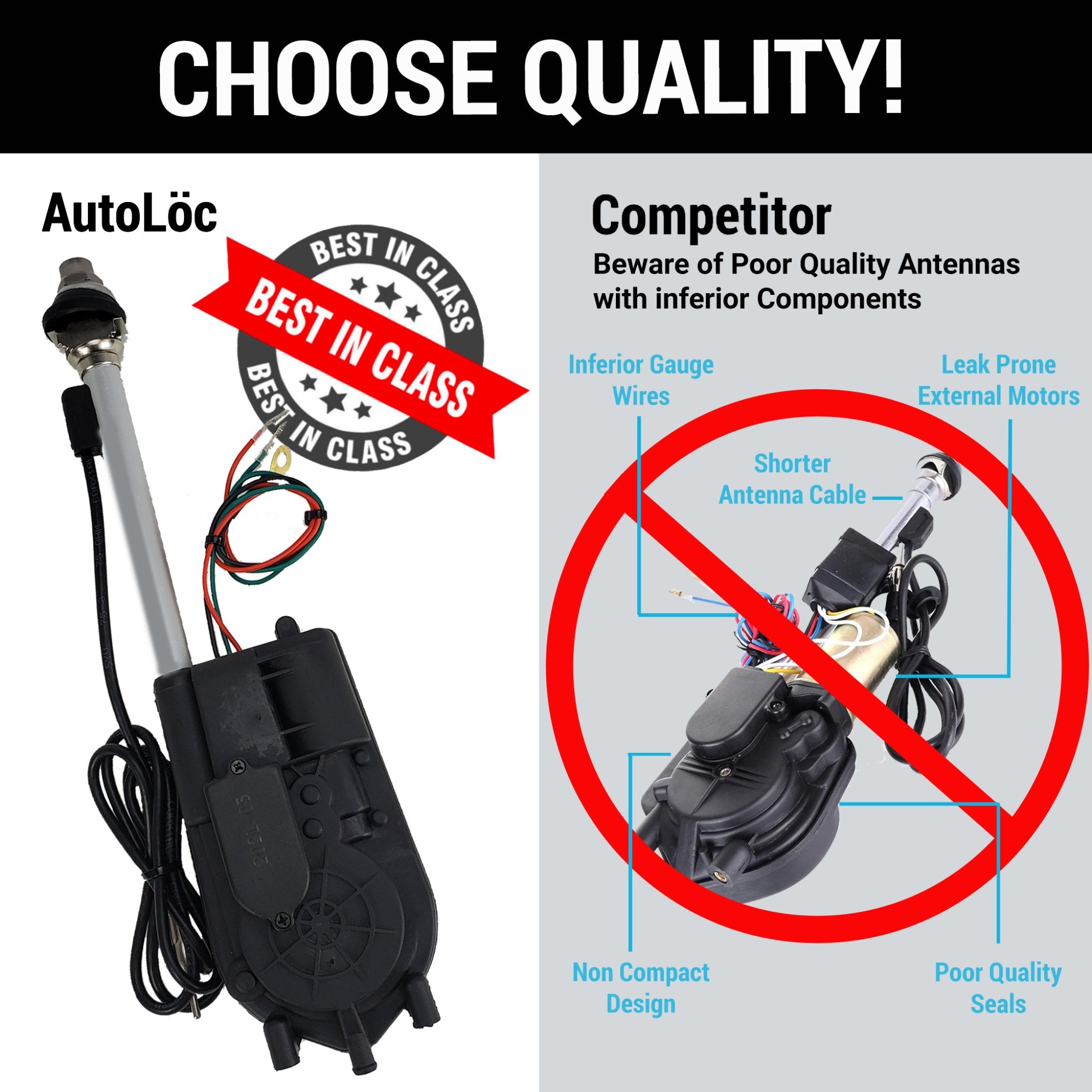 1903 Rambler Model F AM/FM Radio with Automatic Power Antenna Kit - 12V Electric Stainless Steel Mast Aerial - Perfect for Vintage Car Restoration & Classic Auto Enthusiasts