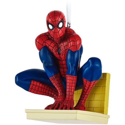 Hallmark Spider-Man Christmas Ornament - Marvel Superhero Holiday Decor for Tree & Home (Perfect for Marvel Fans & Christmas Gift Giving)