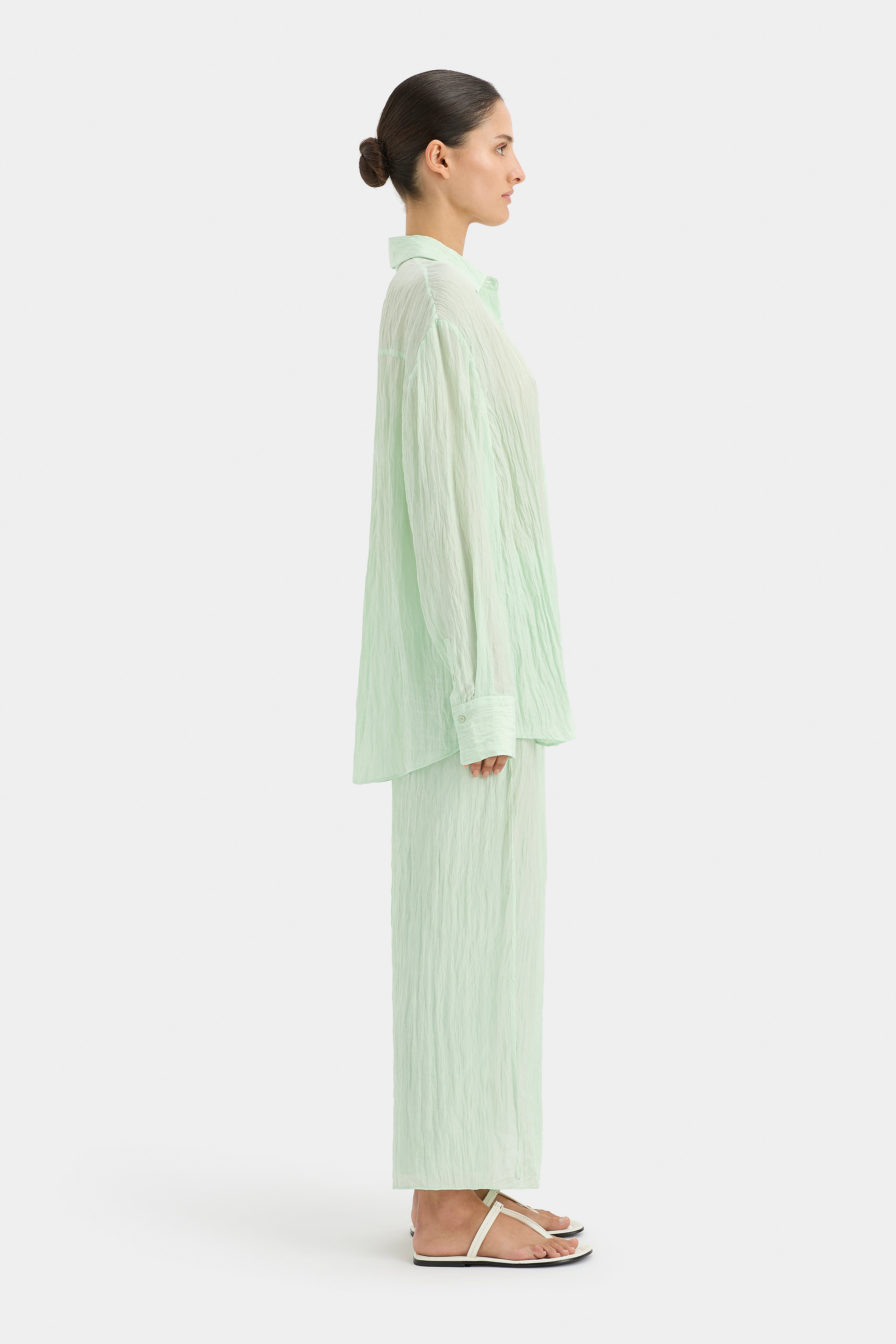 Lightweight Comfortable Ligera Shirt in Mint Green - Perfect for Casual Wear, Outdoor Activities & Travel