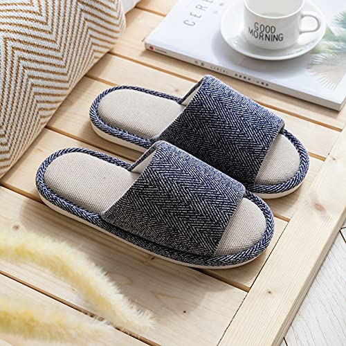 Cozy Non-Slip Fabric Slippers for Men & Women - Indoor/Outdoor Soft Sole House Shoes for All Seasons | Perfect for Home, Office & Travel Comfort