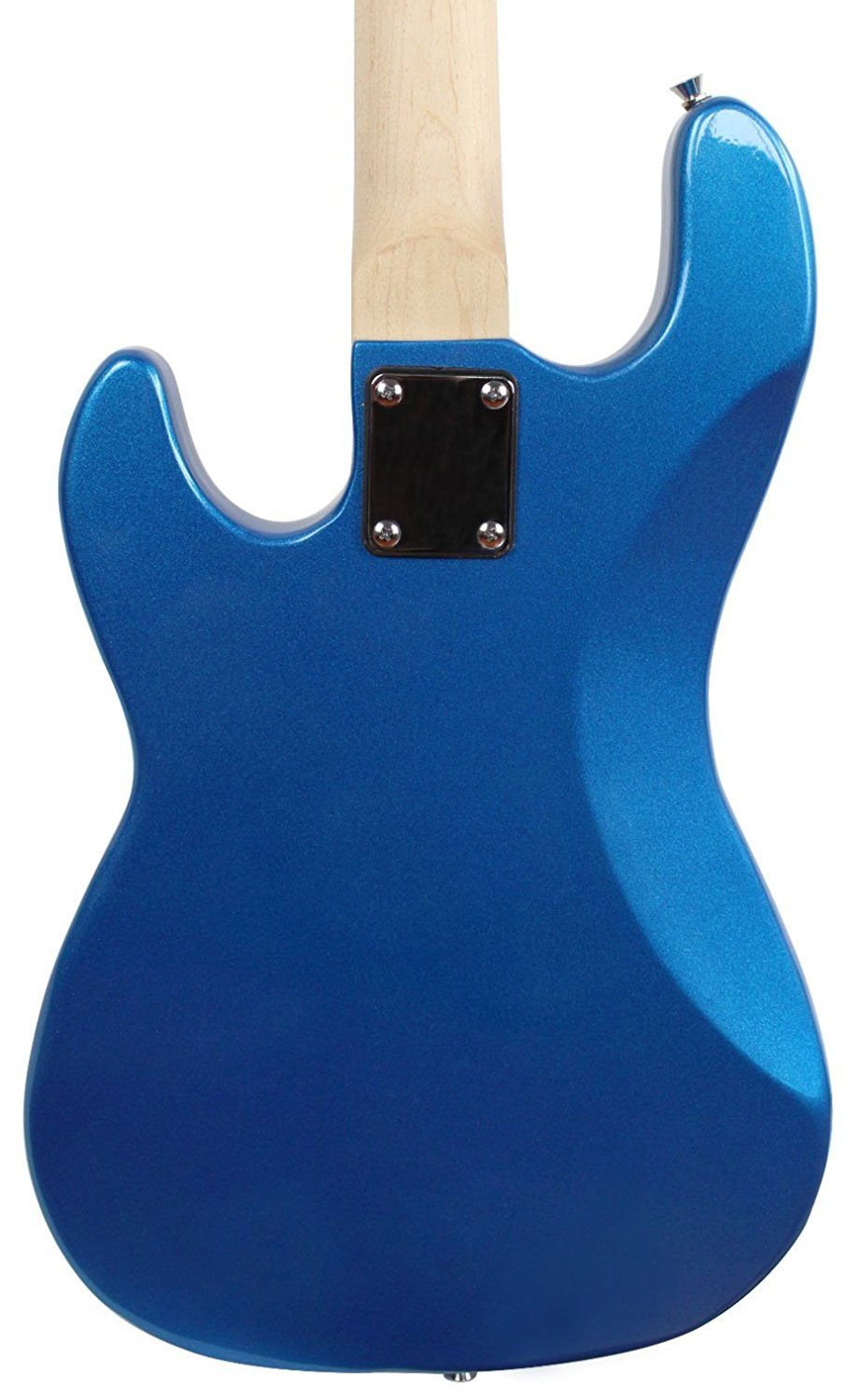 Stedman Beginner Bass Guitar Bundle with 15W Amp, Gig Bag, Cable, Strap & Accessories - Metallic Blue | Perfect for First-Time Players, Practice Sessions & Small Gigs
