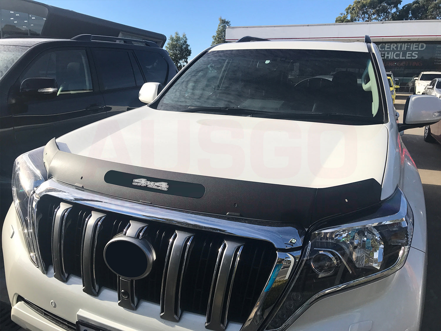 Toyota Land Cruiser Prado 150 Weather Shields & Bonnet Protector (2013-2017) - Durable Car Accessories for All-Weather Protection & Off-Road Adventures