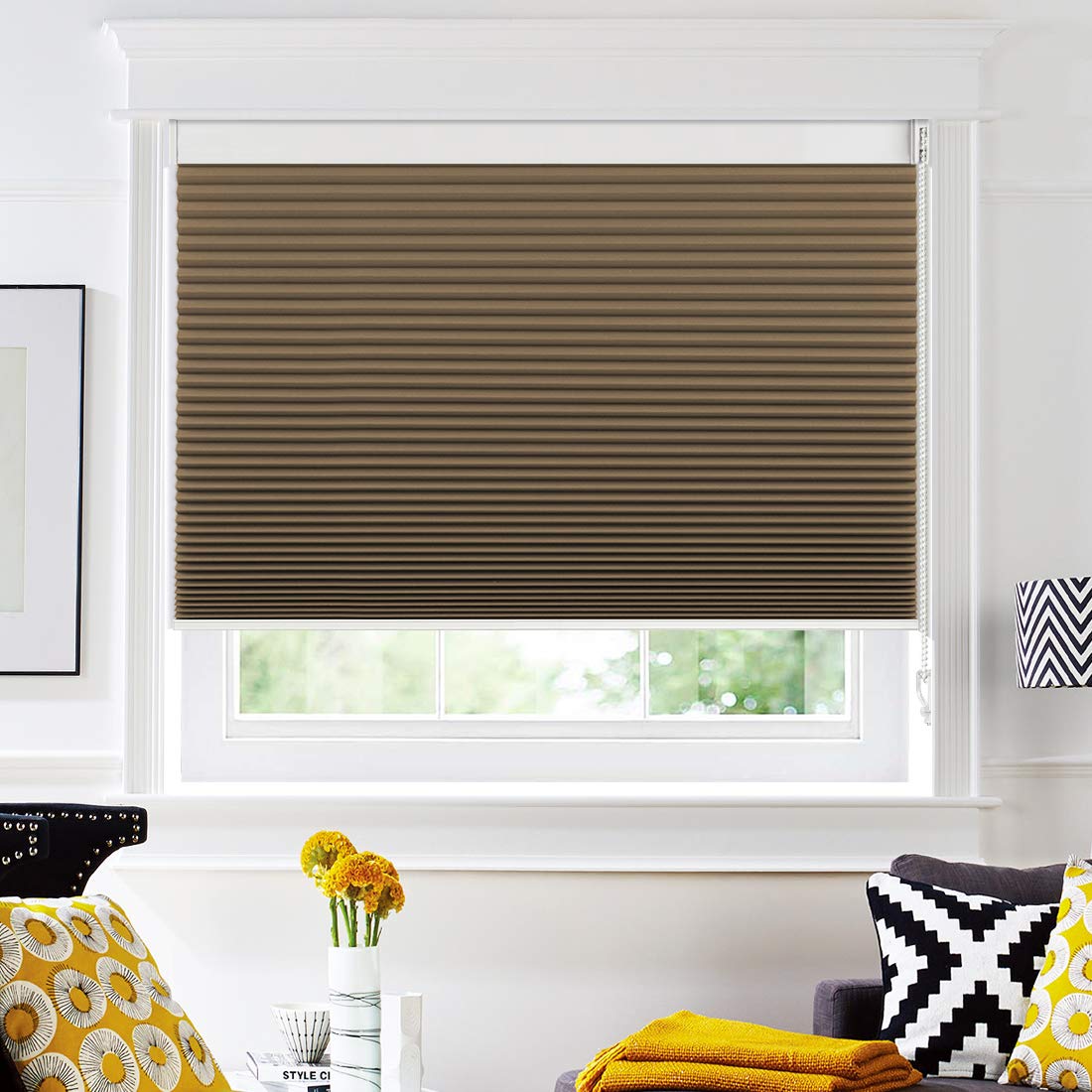 Custom Size Blackout Cellular Shades - 59