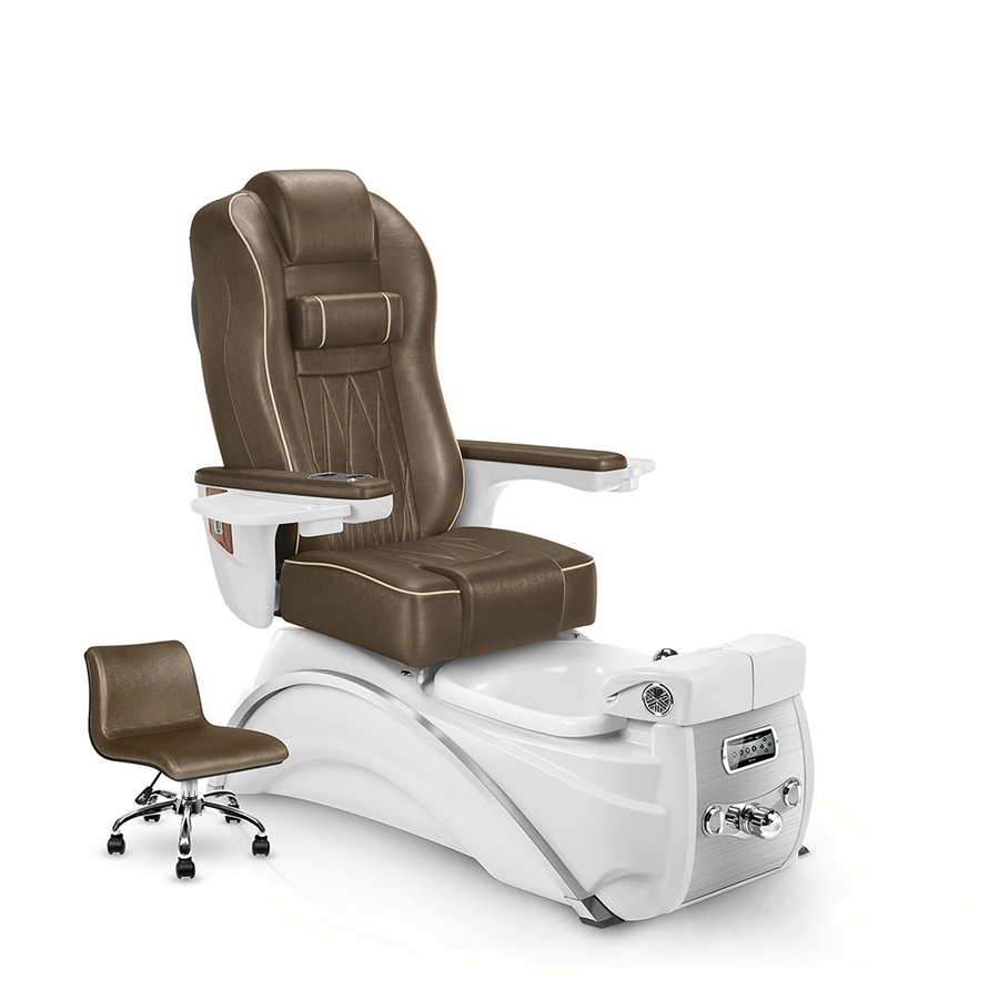 ELITE® Professional Pedicure Spa Chair for Salons & Spas - Comfortable Massage Footrest, Adjustable Height - Perfect for Nail Salons, Pedicure Services & Home Spa Relaxation