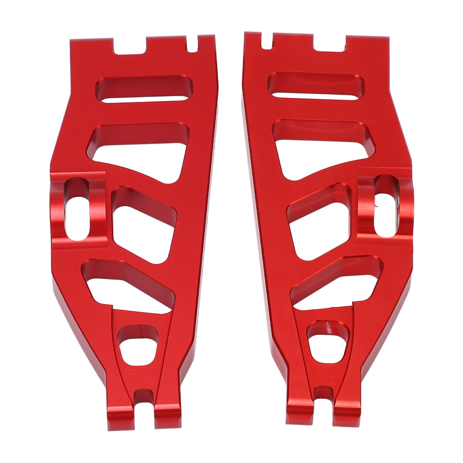 High-Performance Aluminum Alloy RC Rear Suspension Arms - Upgrade Parts for 1/6 Scale REDCAT Shredder RC Cars (Red) | Durable Off-Road Racing & Crawler Accessories