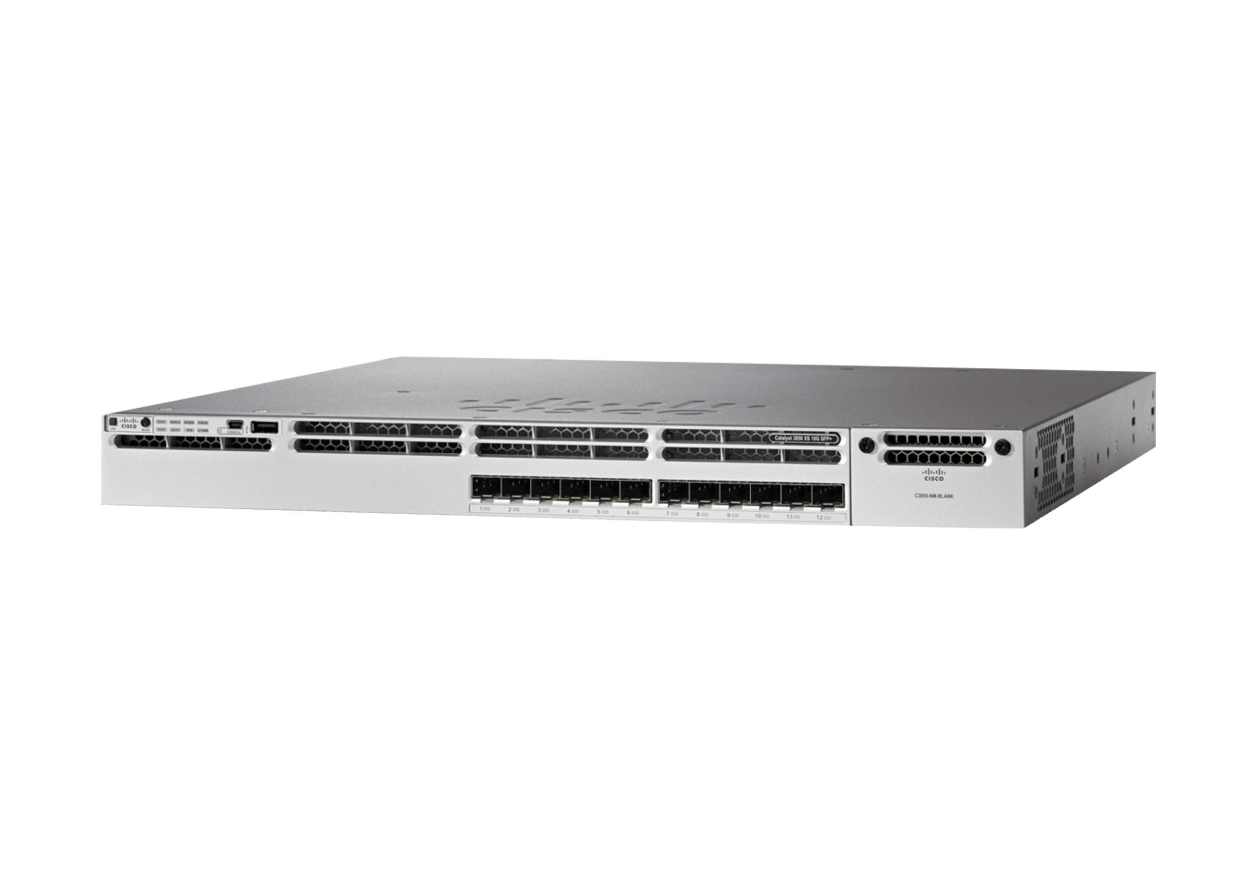 Refurbished Cisco WS-C3850-12S-S Catalyst 3850 12-Port Gigabit Ethernet SFP Switch | Layer 3 IP Network Switch | Ideal for Small Business & Enterprise Networks