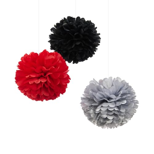 Red, Black, Silver