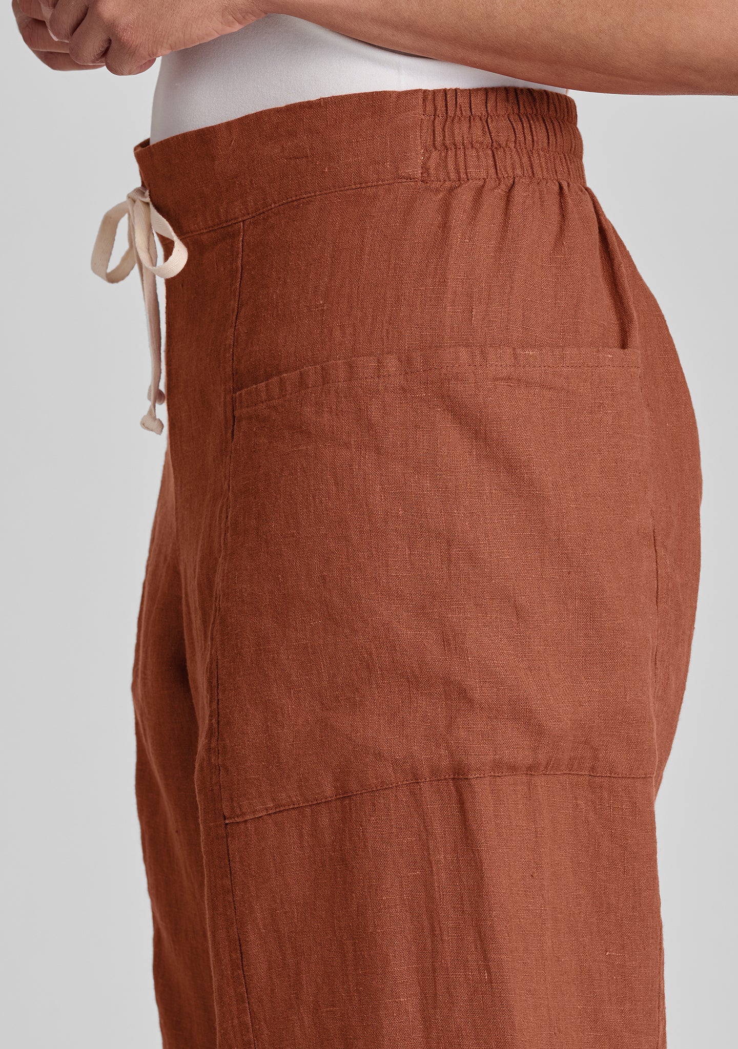 Keen Pant - Comfortable Linen Drawstring Pants for Men & Women | Breathable Summer Casual Wear | Perfect for Travel, Yoga, and Lounge
