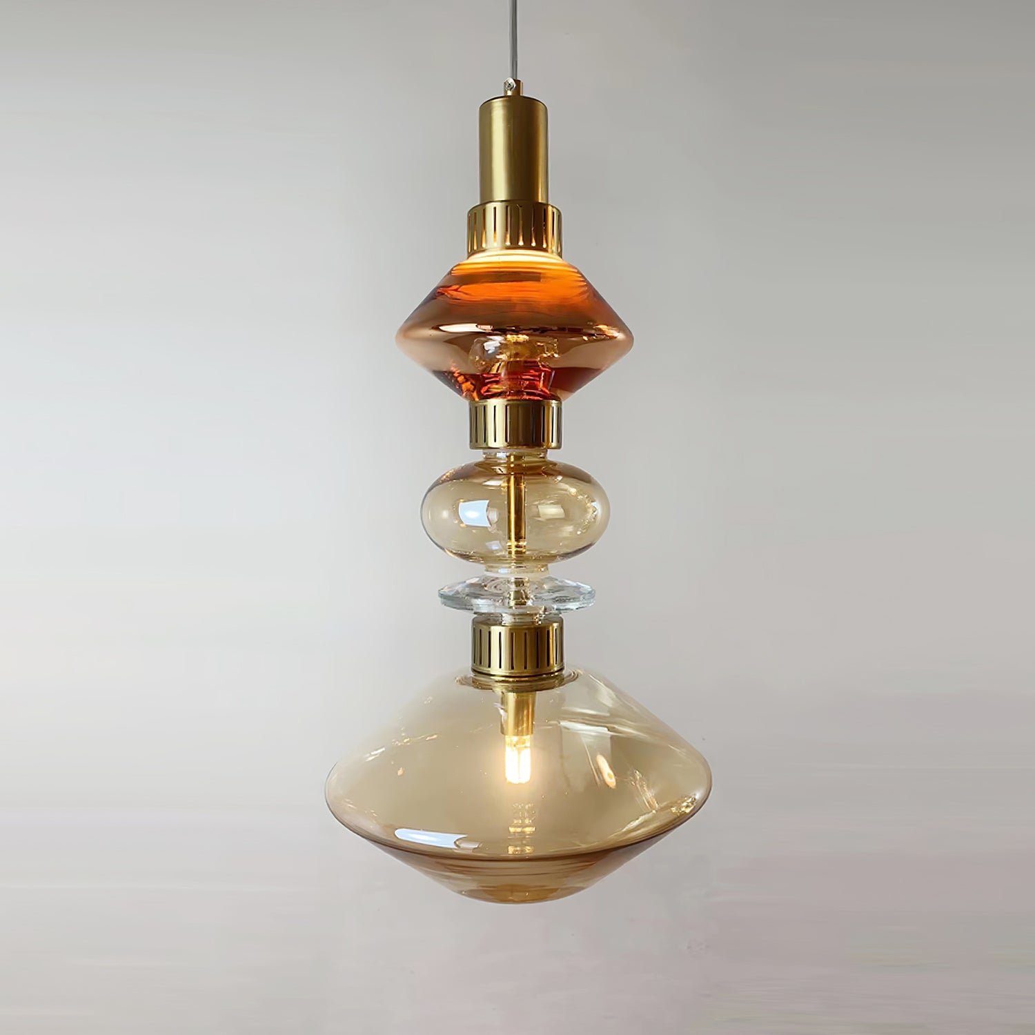 Elegant Ballet Pendant Light - Modern Glass Ceiling Lamp for Dining Room, Bedroom & Living Room Decor - Perfect for Home, Cafe and Office Lighting