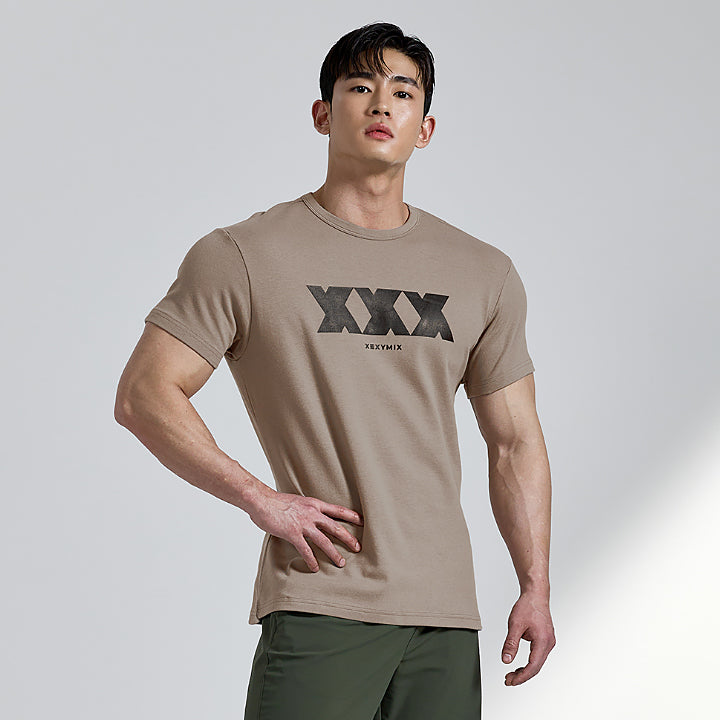 Men's Muscle Fit Short Sleeve T-Shirt - Slim Fit Workout & Gym Shirt for Bodybuilding & Casual Wear