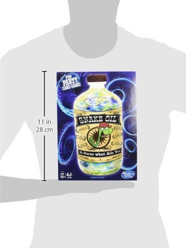 Hasbro Gaming Snake Oil Party Game - Fun Family & Friends Card Game for Adults & Teens - Perfect for Game Nights, Parties & Social Gatherings