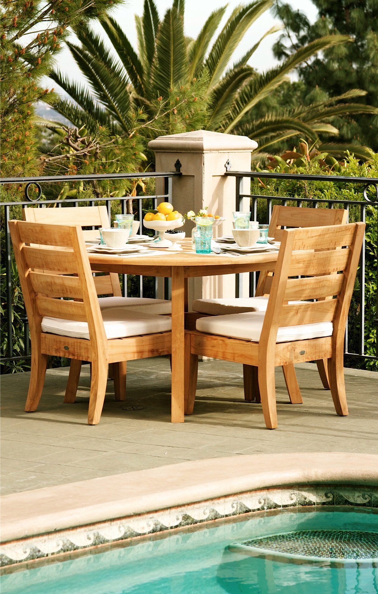 Premium Grade-A Teak Wood Armless Dining Chair - Modern Atnas Solo Chair for Kitchen, Dining Room & Patio | Durable & Stylish Seating Solution