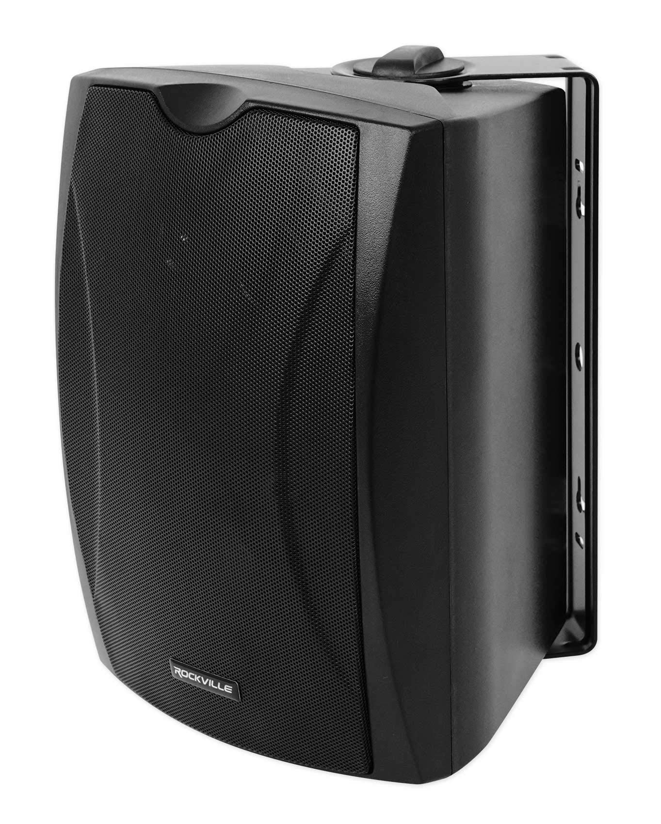 Rockville WET-6B 70V 6.5 Inch IP55 Waterproof Indoor Outdoor Wall Mount Speakers - Perfect for Restaurants, Pools, and Commercial Spaces