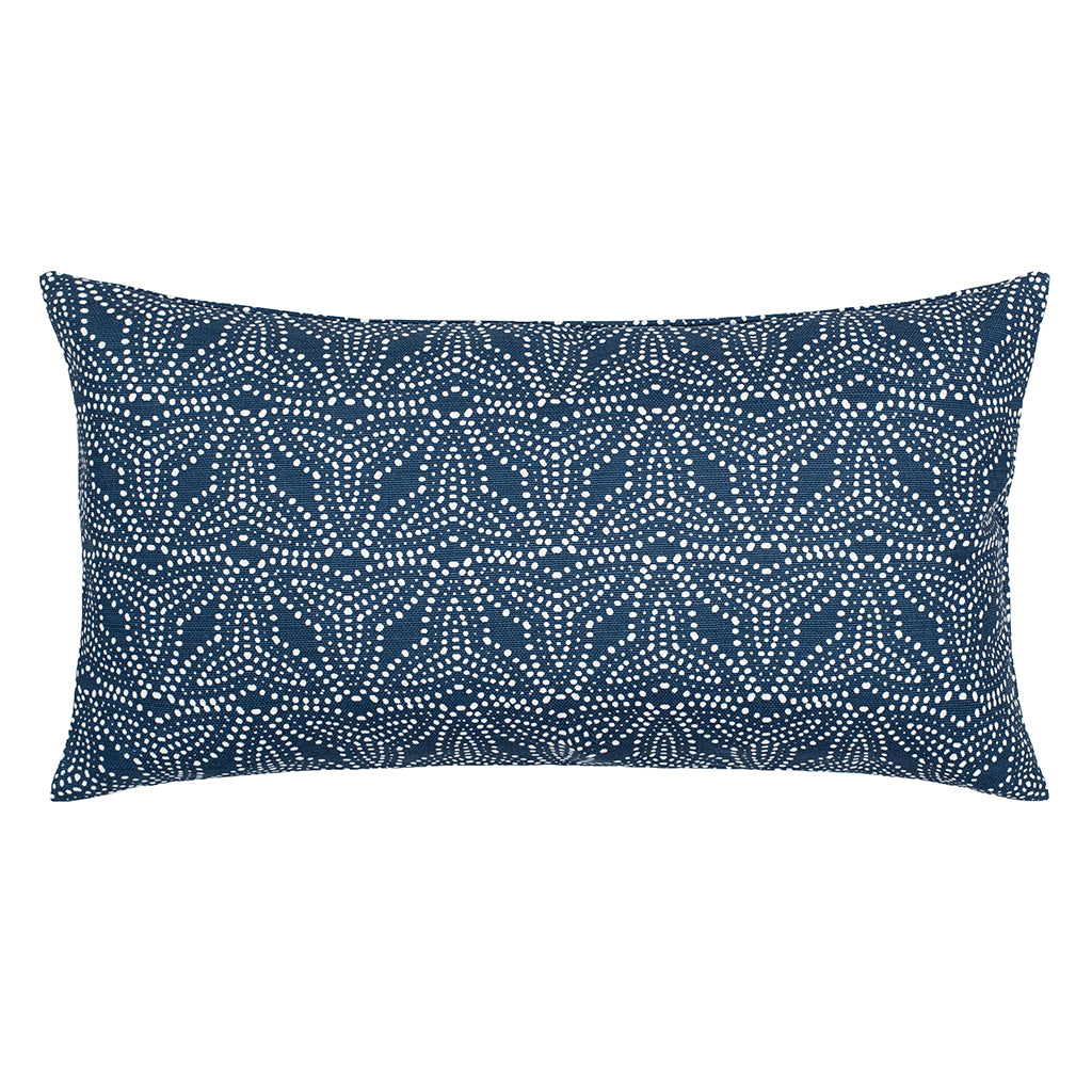 Premium Trillium Navy Blue Throw Pillow - Soft Decorative Cushion for Sofa, Bed & Living Room - Home Decor Accent for Cozy Comfort