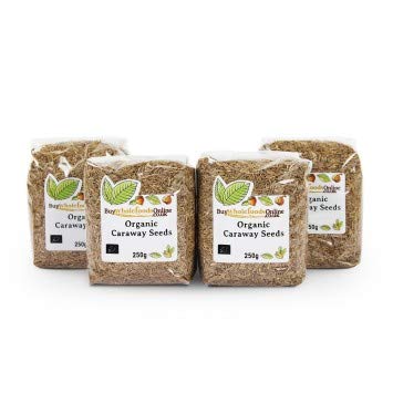 Organic Caraway Seeds Whole Foods - 1kg Bulk | Premium Spice for Baking, Cooking & Herbal Tea | USDA Certified, Non-GMO, Gluten-Free