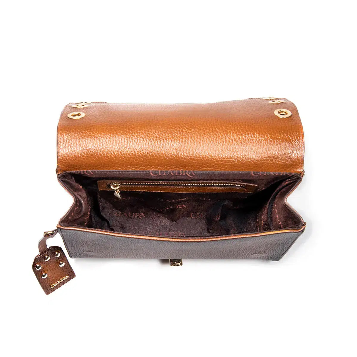 BOD53PI Women's Western Style Casual Leather Python Shoulder Bag in Cuadra Brown - Perfect for Everyday Use, Travel, and Fashion Accessories
