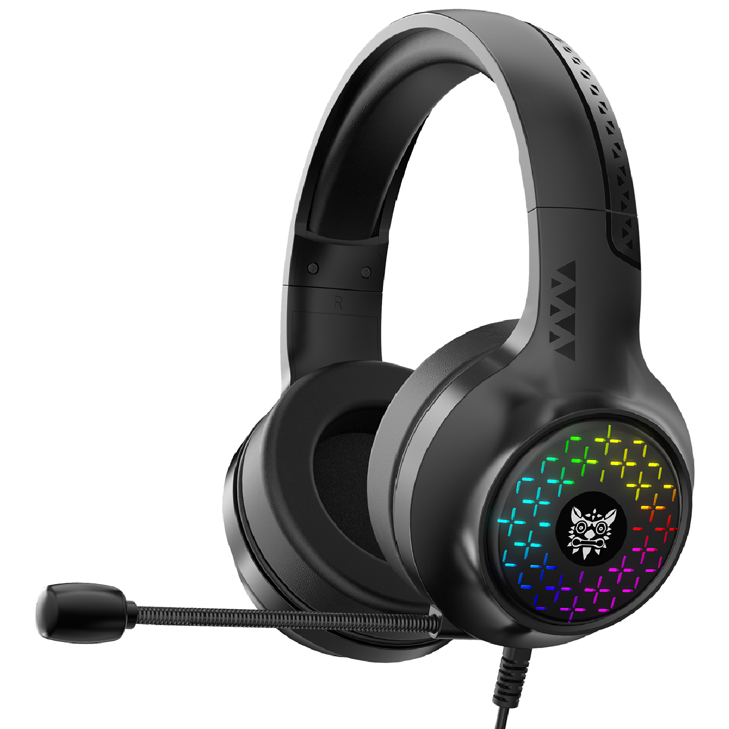 ONIKUMA X7 PRO Wired Gaming Headset with RGB Lights & Noise Cancellation - Perfect for PC, PS4, Xbox Gaming & Online Meetings