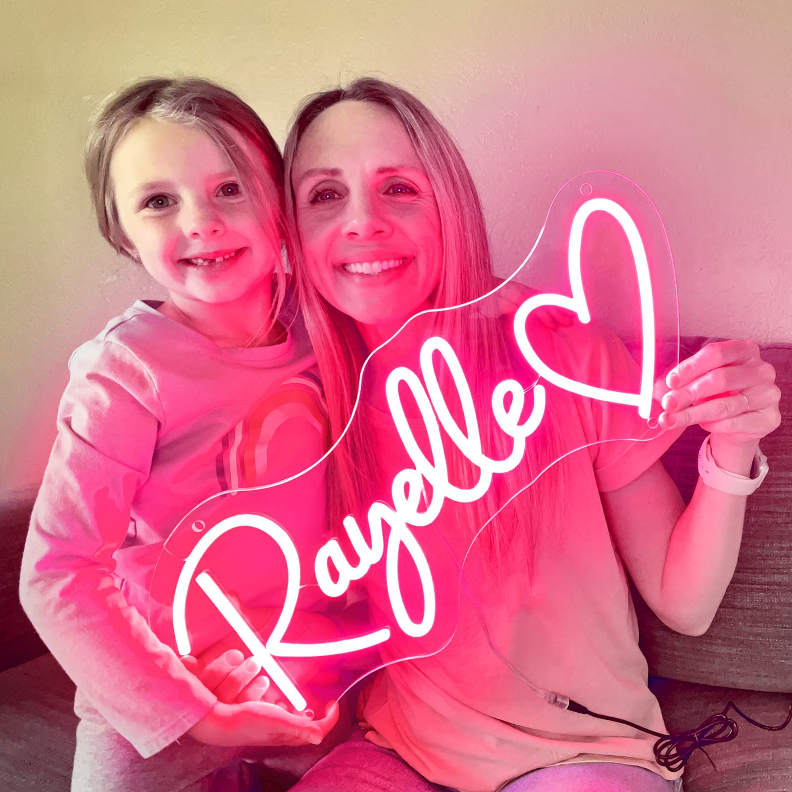 Custom Neon Signs for Wall Decor - Personalized LED Neon Name Sign for Wedding, Birthday Party, Bedroom & Gaming Room - Unique Home & Event Lighting Decor for Bars, Restaurants & Retail Stores